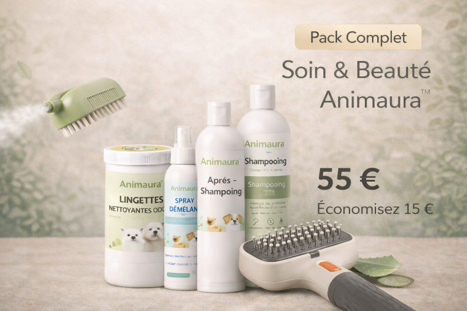 🥇 Pack Complet Soin & Beauté Animaura™  La routine idéale pour un soin complet
